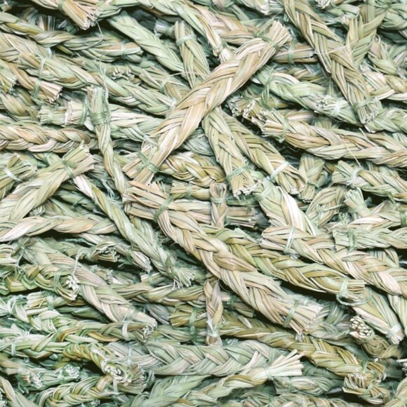 5 Pcs Sweet Grass Braids 4-5" Bulk for Positive Energy Smudging and Cleansing - Picture 3 of 3